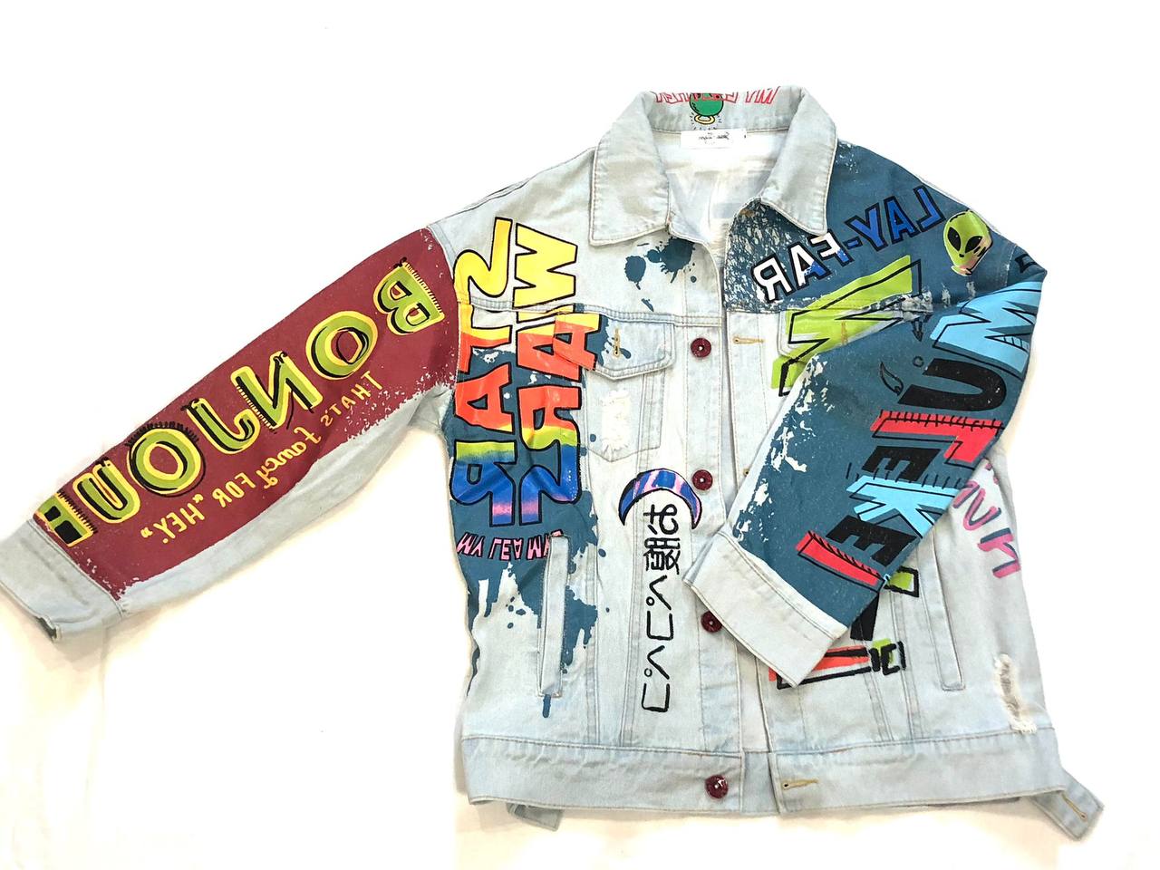 Graffiti Denim Jacket